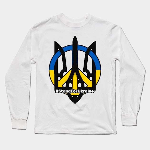 I stand with Ukraine. Ukraine pride Long Sleeve T-Shirt by SerenityByAlex